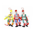 Holz Clown Pull Spielzeug altmodische Mini Baby Dolls